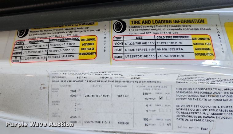 image for item DP2372 2012 Coachman Freelander 32BH  RV