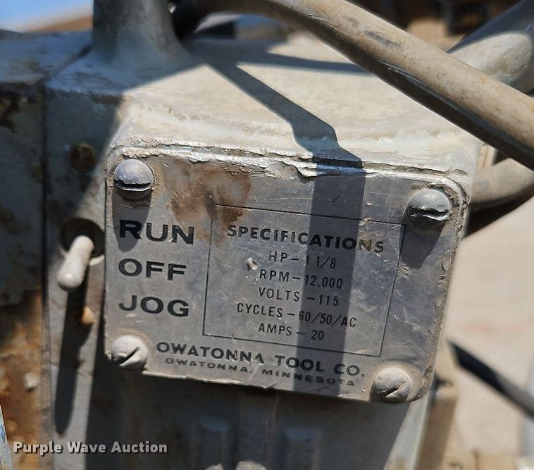 image for item DP2376 Owatonna Y-26  hydraulic press