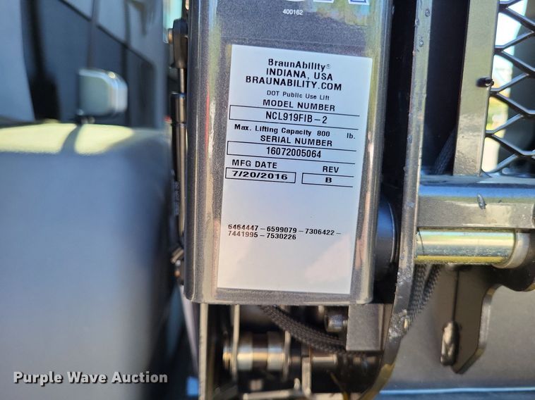 image for item DP5218 2016  Ford Transit 350  handicap accessible van