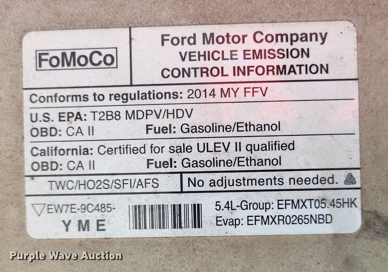 image for item DP5220 2014 Ford    E350 Super Duty van