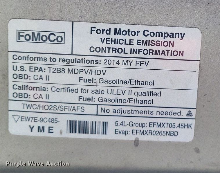 image for item DP5224 2014 Ford E350 Super Duty van