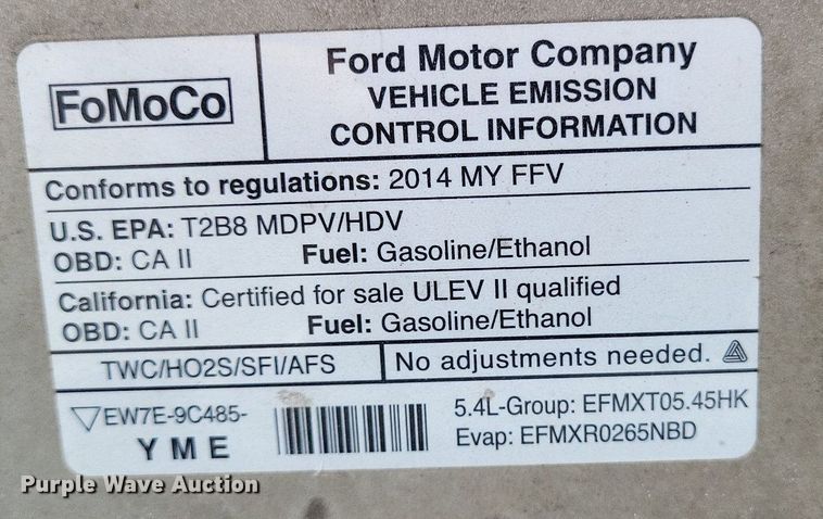 image for item DP5227 2014 Ford E350 Super Duty van