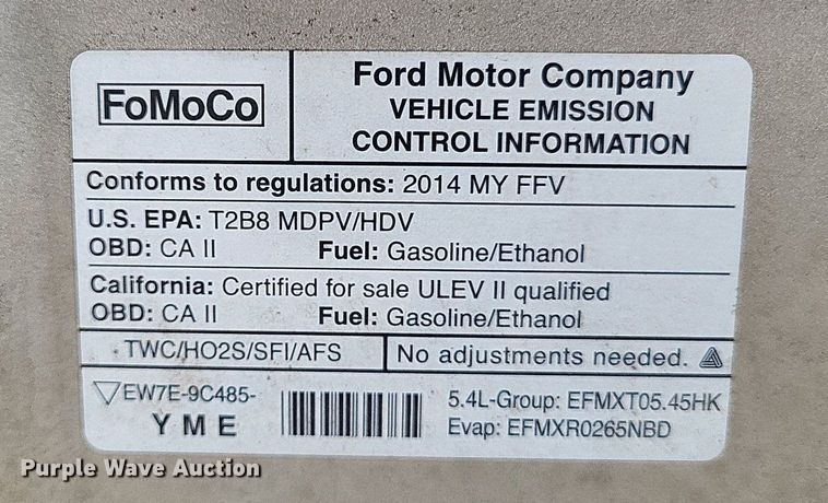 image for item DP5230 2014 Ford E350 Super Duty  van