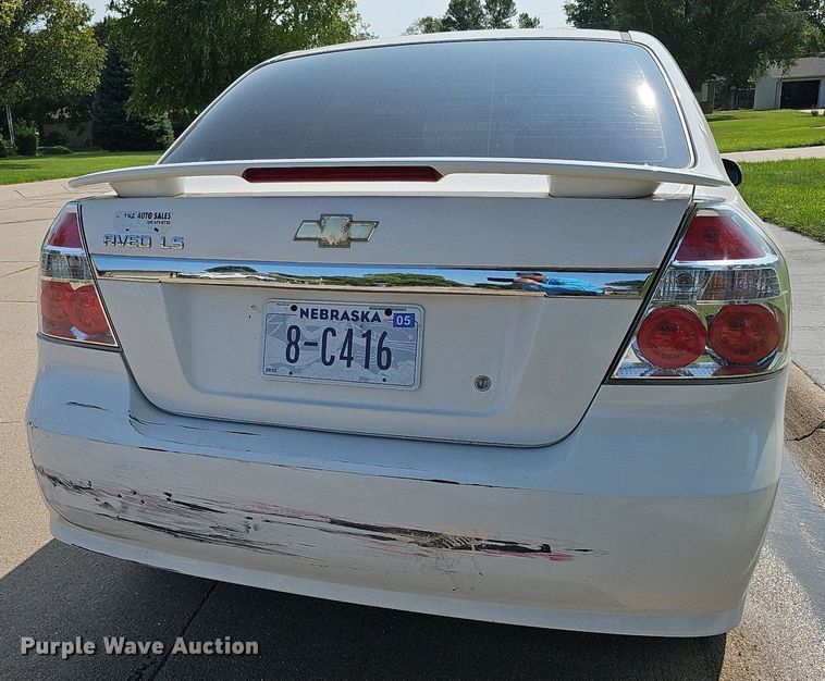 image for item DQ0200 2007 Chevrolet  Aveo