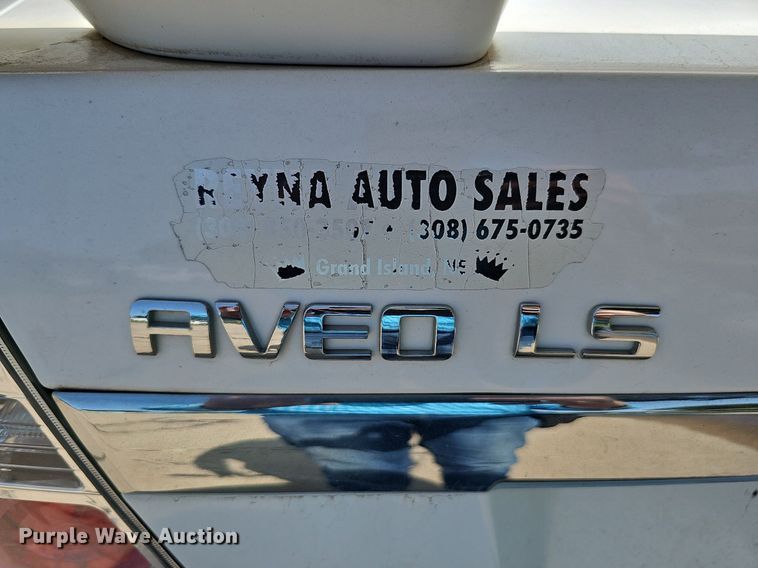 image for item DQ0200 2007 Chevrolet  Aveo