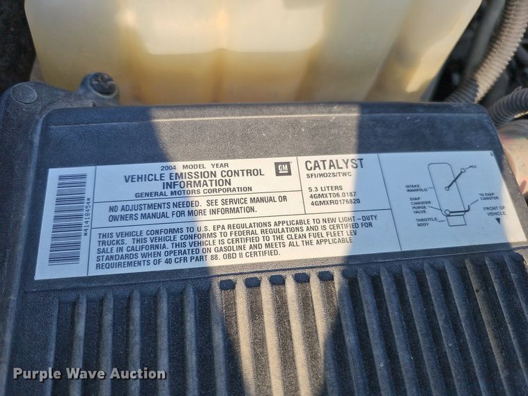 image for item DQ0292 2004 Chevrolet Silverado 1500  Crew Cab pickup truck