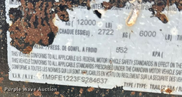 image for item DQ1392 2015 Mclaughlin VX30-500 vacuum excavator