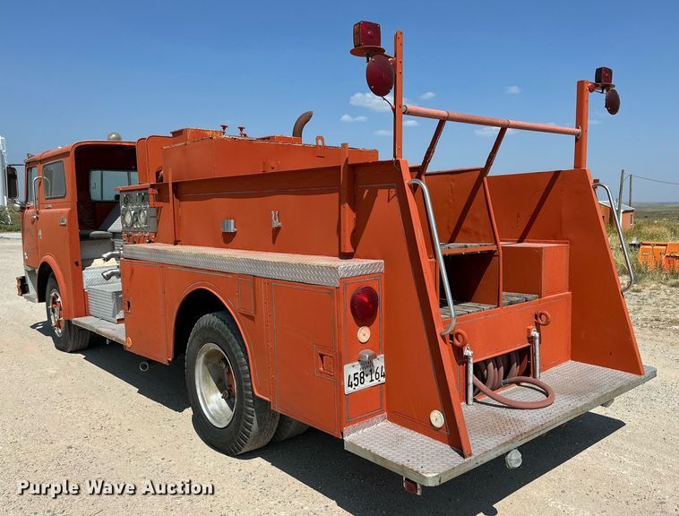 image for item DQ1404 1970 Mack CF-600  pumper fire truck