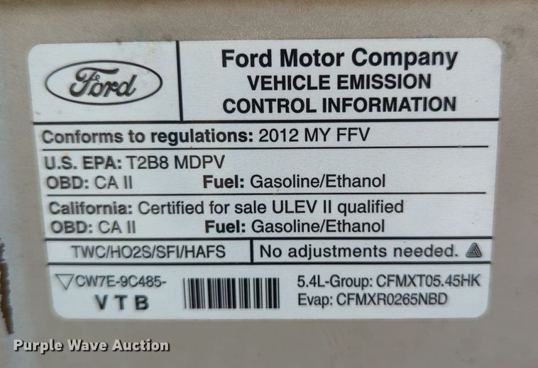 image for item DR6981 2012 Ford E350 Super Duty XL  van