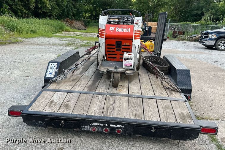 image for item DS2225 2009 Bobcat MT52 compact utility loader with Load Trail utility trailer