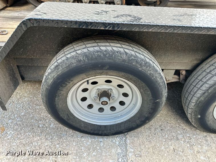 image for item DS2225 2009 Bobcat MT52 compact utility loader with Load Trail utility trailer