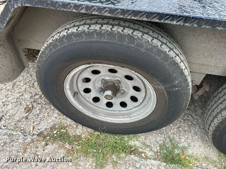 image for item DS2225 2009 Bobcat MT52 compact utility loader with Load Trail utility trailer