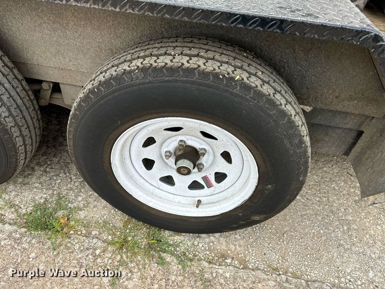 image for item DS2225 2009 Bobcat MT52 compact utility loader with Load Trail utility trailer