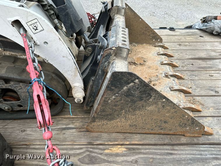 image for item DS2225 2009 Bobcat MT52 compact utility loader with Load Trail utility trailer