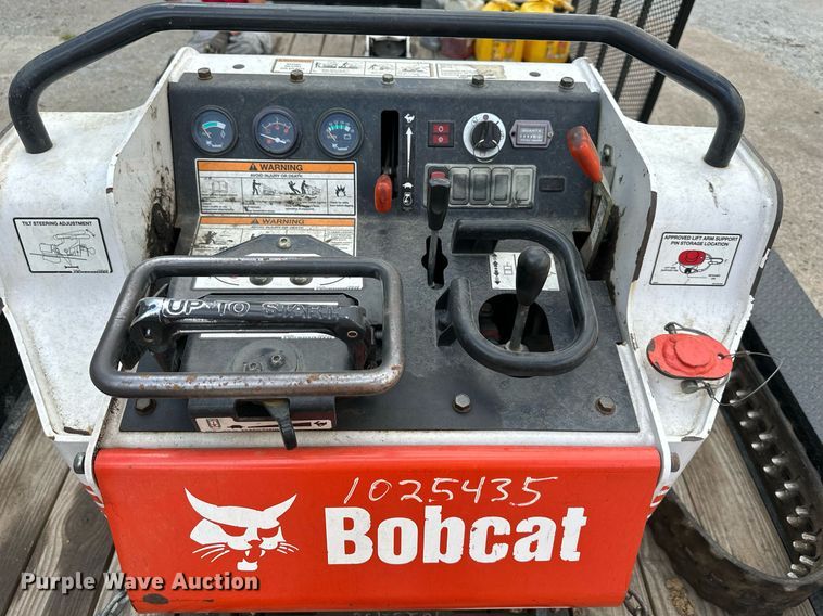 image for item DS2225 2009 Bobcat MT52 compact utility loader with Load Trail utility trailer