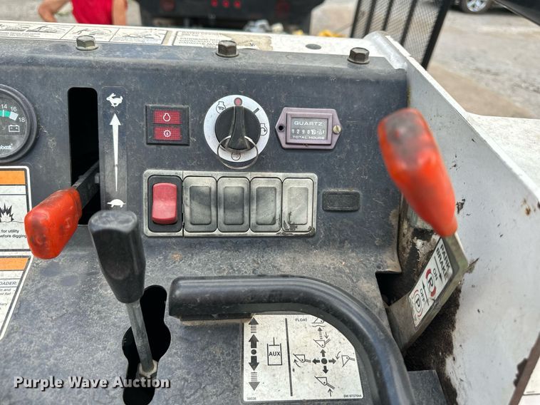 image for item DS2225 2009 Bobcat MT52 compact utility loader with Load Trail utility trailer