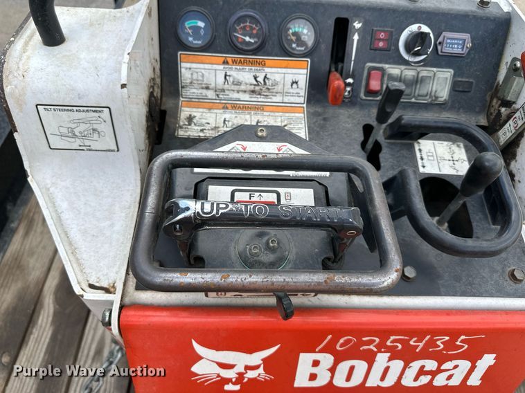 image for item DS2225 2009 Bobcat MT52 compact utility loader with Load Trail utility trailer