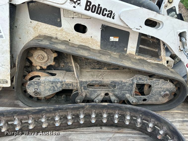 image for item DS2225 2009 Bobcat MT52 compact utility loader with Load Trail utility trailer