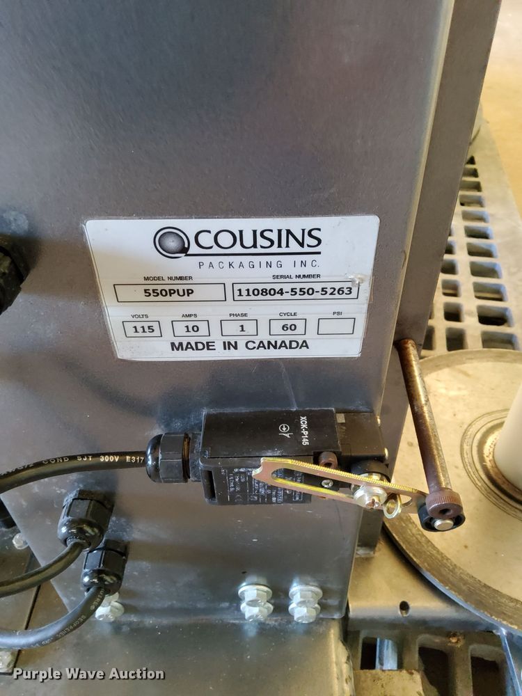 image for item DS2284 Cousins 550  shrink wrap machine