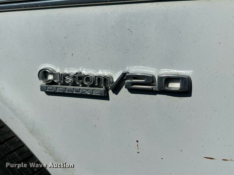 image for item DS7179 1971 Chevrolet C20 pickup truck