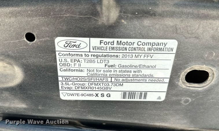 image for item HN9975 2013 Ford Explorer XLT  SUV