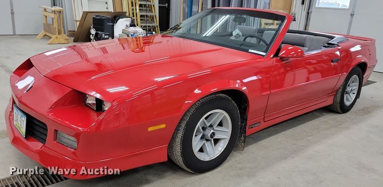 image for item IQ9878 1989 Chevrolet Camaro RS  convertible