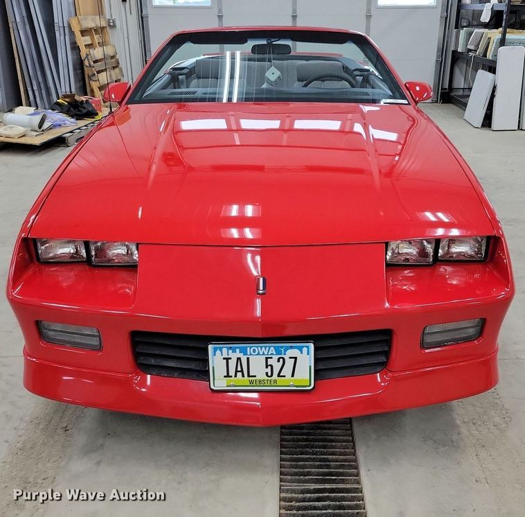 image for item IQ9878 1989 Chevrolet Camaro RS  convertible