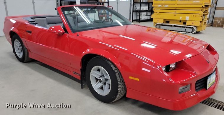 image for item IQ9878 1989 Chevrolet Camaro RS  convertible
