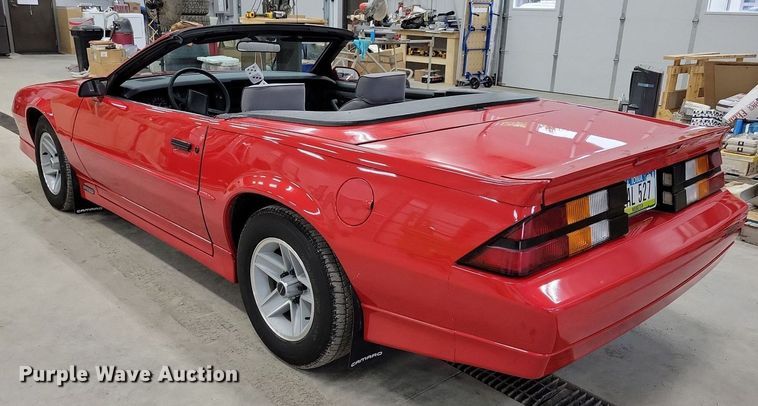 image for item IQ9878 1989 Chevrolet Camaro RS  convertible