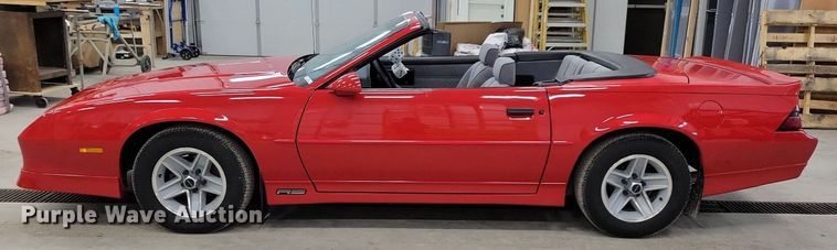 image for item IQ9878 1989 Chevrolet Camaro RS  convertible