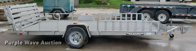 image for item IQ9881 2014 Aluma 8114  utility trailer