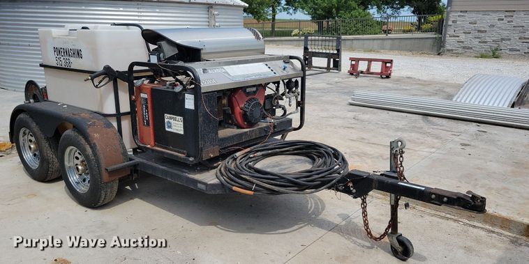 image for item IQ9893 2001 Alkota 5305E  pressure washer trailer