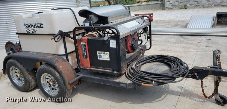 image for item IQ9893 2001 Alkota 5305E  pressure washer trailer