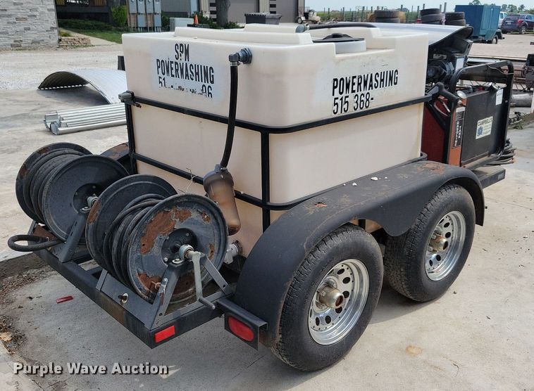 image for item IQ9893 2001 Alkota 5305E  pressure washer trailer