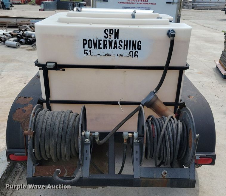 image for item IQ9893 2001 Alkota 5305E  pressure washer trailer