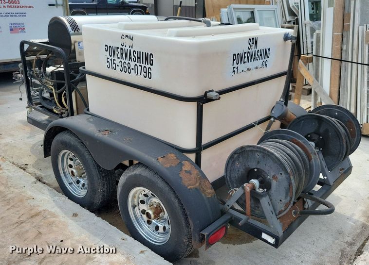 image for item IQ9893 2001 Alkota 5305E  pressure washer trailer