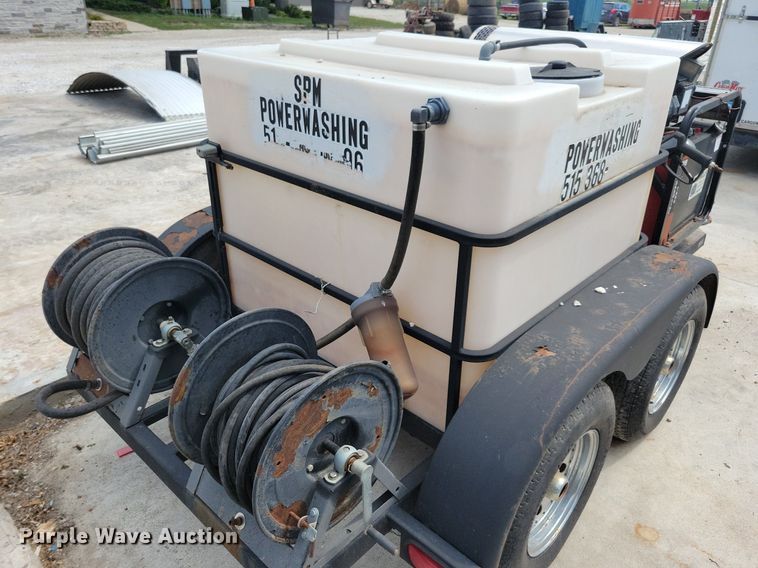 image for item IQ9893 2001 Alkota 5305E  pressure washer trailer