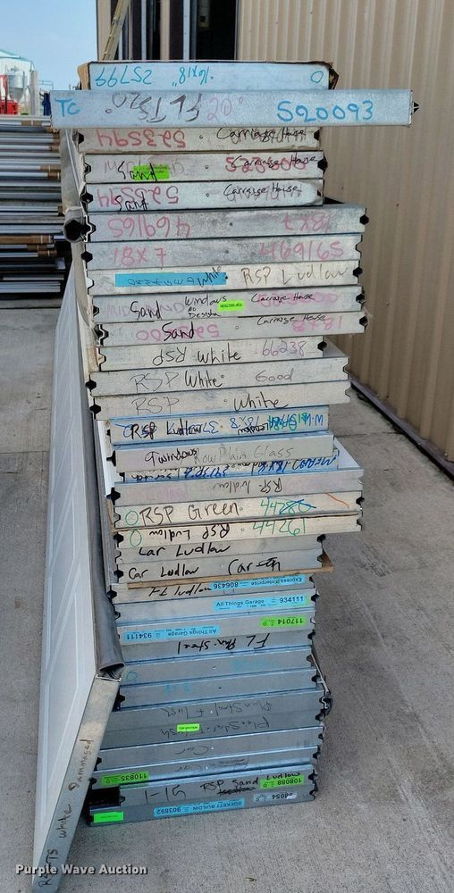 image for item IQ9894 Approximately 192 garage door panels