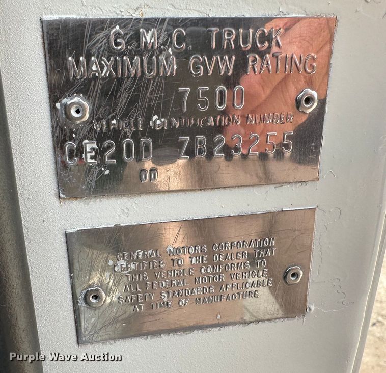 image for item JD9031 1968 GMC C20  pickup truck