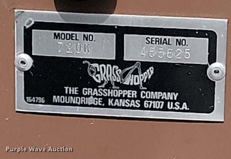 image for item JE9527 Grasshopper 720K  ZTR lawn mower