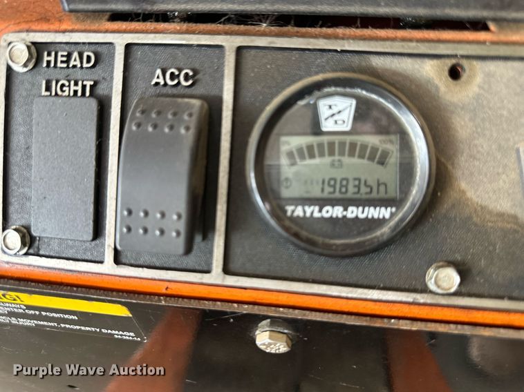 image for item JW9989 Taylor Dunn SC1-00 utility cart