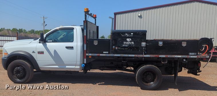 image for item KB9405 2012 Dodge  Ram 4500HD flatbed truck