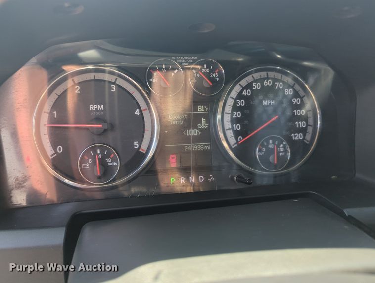 image for item KB9405 2012 Dodge  Ram 4500HD flatbed truck