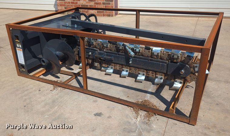 image for item KB9408 Wolverine TCR-12-48H  skid steer trencher