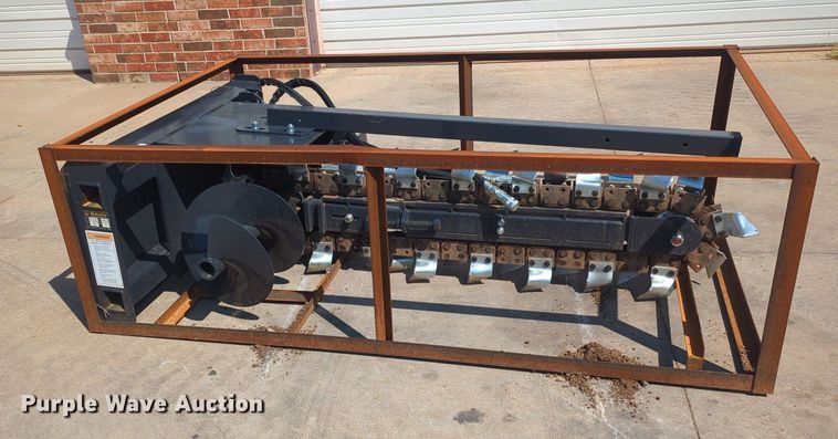 image for item KB9408 Wolverine TCR-12-48H  skid steer trencher