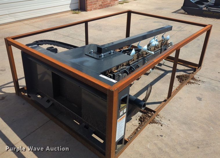 image for item KB9408 Wolverine TCR-12-48H  skid steer trencher