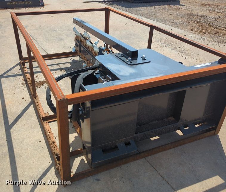 image for item KB9408 Wolverine TCR-12-48H  skid steer trencher