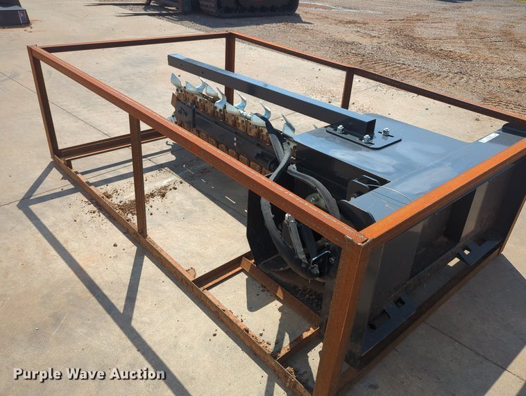 image for item KB9408 Wolverine TCR-12-48H  skid steer trencher