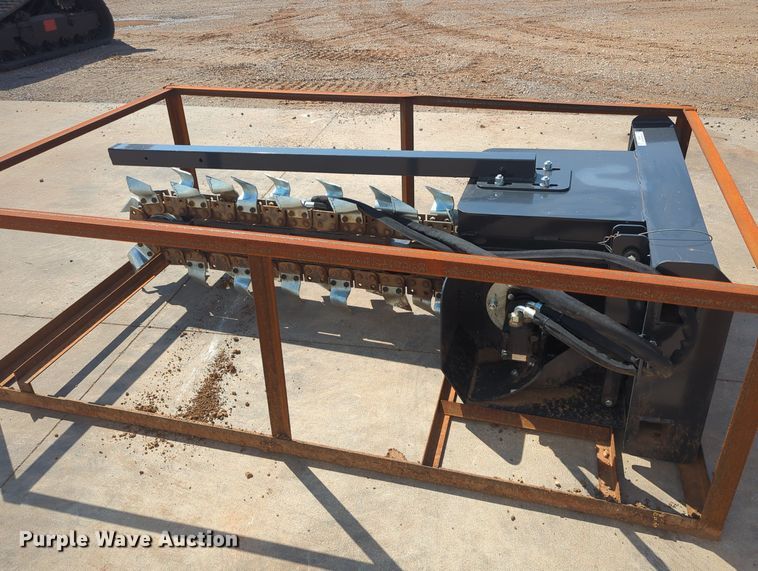 image for item KB9408 Wolverine TCR-12-48H  skid steer trencher
