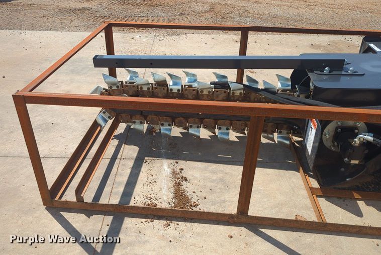 image for item KB9408 Wolverine TCR-12-48H  skid steer trencher